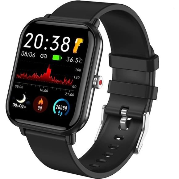 Smart Watch 44mm Fitness Tracker Watch with 24 Sports Modes 5ATM Swimming